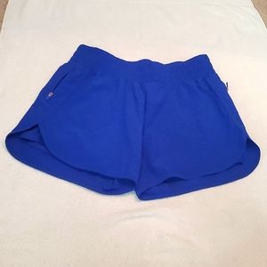 Royal blue running shorts small